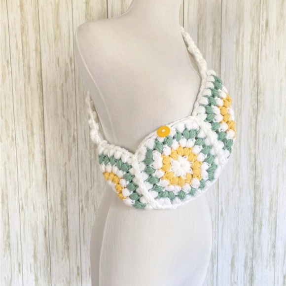Hand Crafted Handbags - Bum Bag, Festival Bag, Granny Square Purse, Crossbody Bag, Brand New